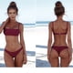 thumbnail image 1 of Traje de baño europeo y americano sexy con tirantes divididos, traje de baño de bikini de color sólido, 1 of 5