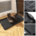 thumbnail image 3 of SIXHOME Heavy Duty Rubber Boot Tray with Lip - Waterproof Entryway Shoe 17"x27" Doormat Multi-Use Catch-All Tray for Indoor and Outdoor Spaces, 3 of 5