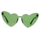 thumbnail image 5 of de montura en corazón para mujer Verde SM SunniMix Gafas de sol en forma de corazón, 5 of 7