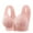 Pink, variant on Fatuov Wireless Bras for Women Front Closure Solid Color Push-Up Bralettes for Workout Full Coverage Sexy Seamless Bras 42A, Khaki