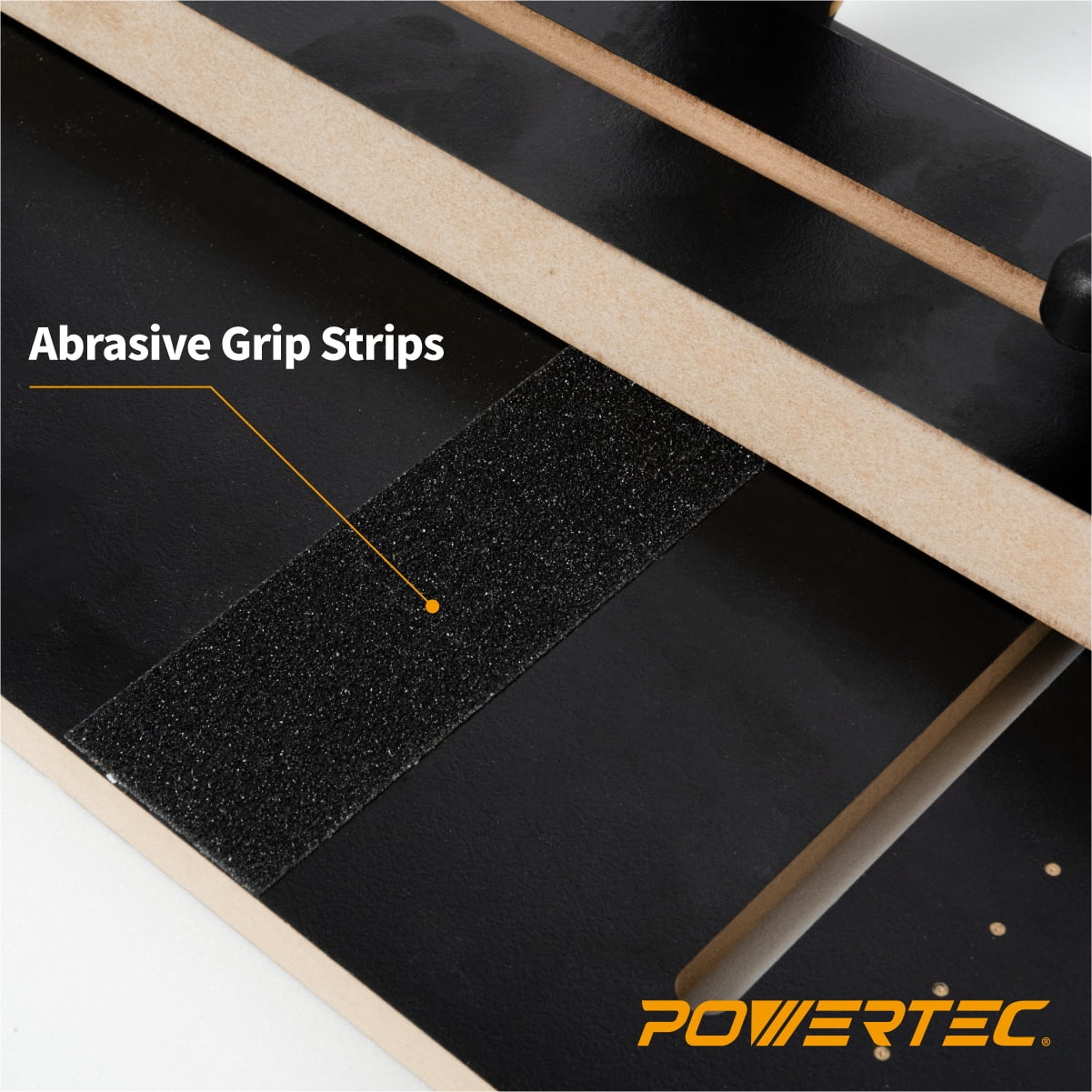 POWERTEC Taper/Straight Line Jig for Table Saws with 3/4” Wide by 3/8” Deep Miter Slot (71395)
