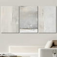thumbnail image 2 of wall26 Canvas Print Wall Art Set Pastel Gray Grunge Color Blocks Abstract Shapes Illustrations Modern Art Decorative Chic Multicolor for Living Room, Bedroom, Office - 16"x24" x 3, 2 of 5