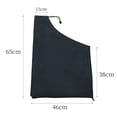 thumbnail image 4 of Sac Souffleur de Feuilles Sac de Rangement pour Aspirateur Pelouse Déchiqueteuse Sac Souffleur de Remplacement Sac Polyester Résistant avec Fermeture Éclair - Noir, 4 of 5