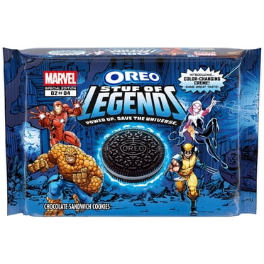 MARVEL OREO Stuf of Legends Chocolate Sandwich Cookies, Special Edition, 10.68 oz