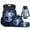 Kawaii Axolotl, variant on Bulopur 17 Inch 4 Piece School Backpack Set Axolotl Print School Bookbag with Lunch Box, Water Bottle Holder and Pencil Case for School Daily Use