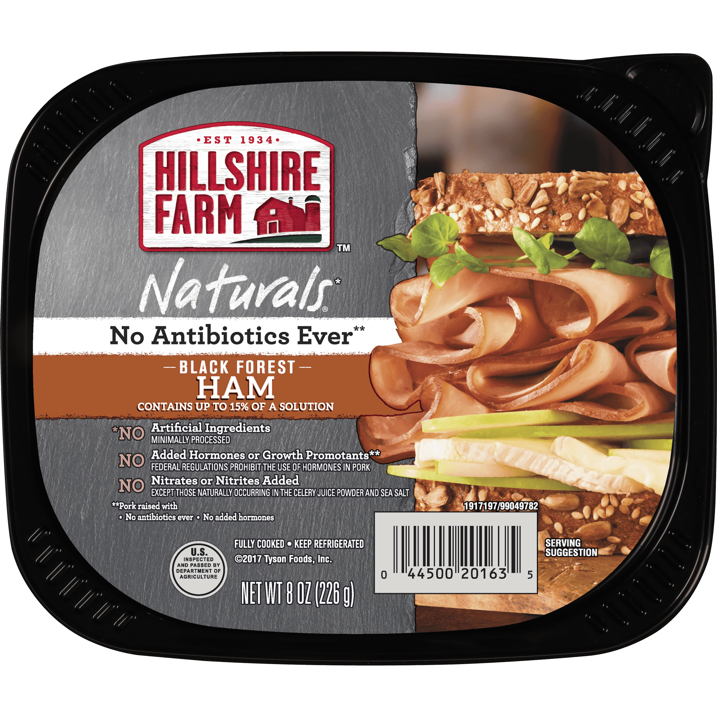 Hillshire Farm Naturals Black Forest Ham, 8 Oz. - Walmart.com - Walmart.com