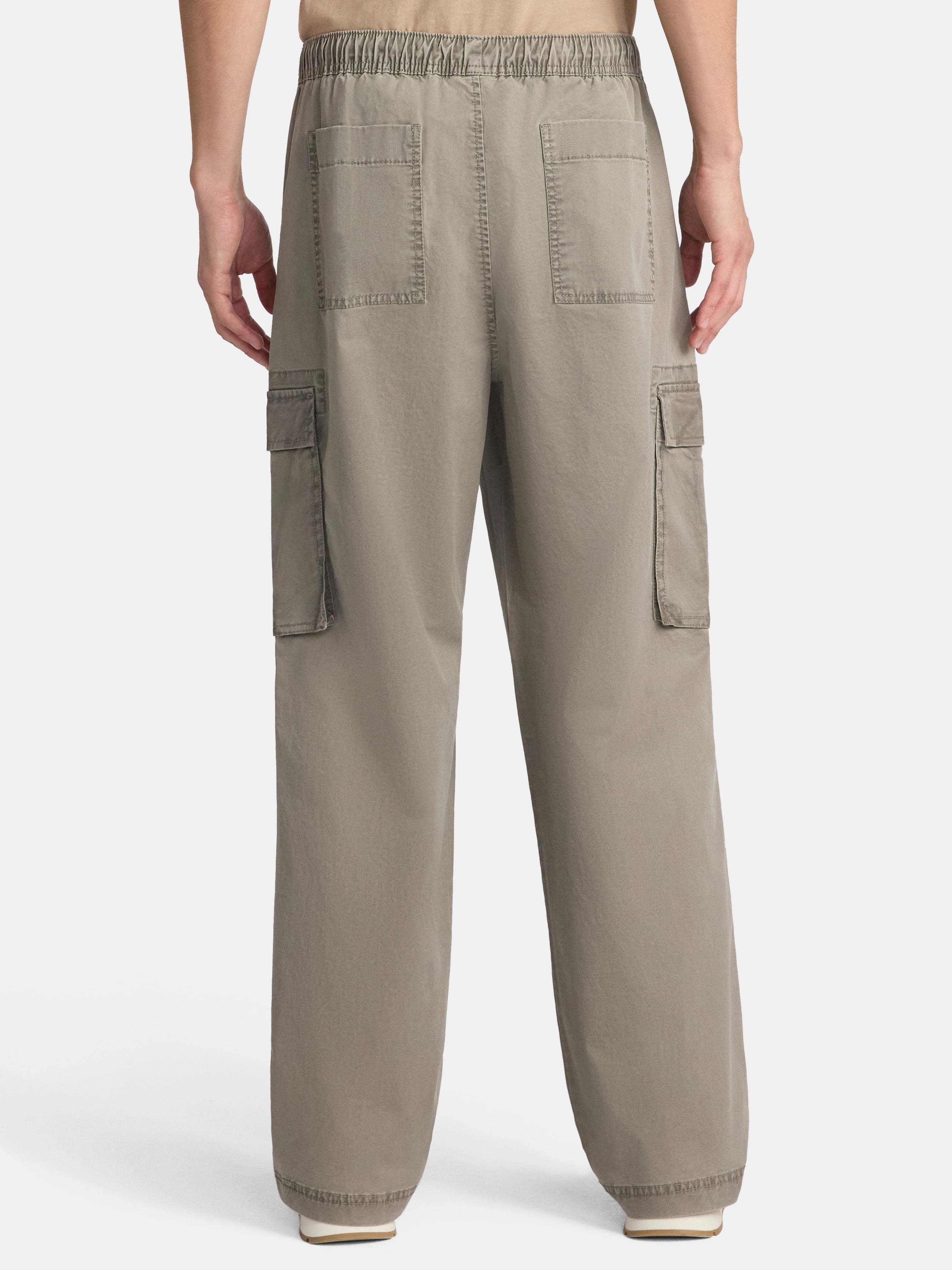 No Boundaries Baggy Fit Wide Leg Cargo Pants, Men's Sizes XS-5XL