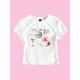 thumbnail image 2 of Women's Floral and Strawberry Print Short Sleeve T-Shirt, 2 of 6