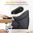 thumbnail image 3 of Trona con gancho: Trona para bebés y niños pequeños de 6 a 36 meses, Trona portátil y plegable para el hogar y los viajes, Silla para alimentar al bebé, Configuración en segundos - Incluye bolsa de tr, 3 of 5