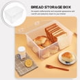 thumbnail image 4 of WHAMVOX Caja De Almacenamiento Para Pan Y Pasteles De Plástico Transparente Sin Olores Para Casa, 4 of 7