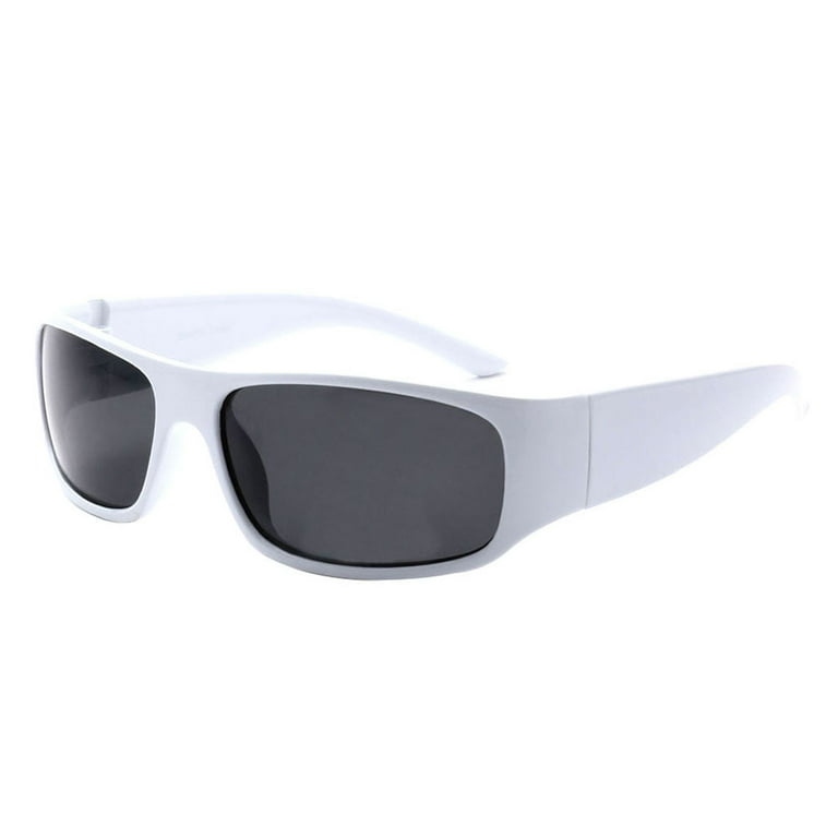 Plain cheap white sunglasses