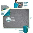 thumbnail image 2 of Lightspeed Outdoors Sundown Camp Quilt, Teal, 1, 2 of 9