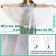 thumbnail image 5 of Mosquitera para bebé - marrón, mosquitera antiinsectos para silla de coche (p. ej. Bebe Confort, Cybex), borde elástico, apertura para el transporte, 5 of 5
