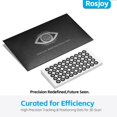 thumbnail image 3 of Rosjoy 1600 puntos de 6 mm, marcadores de escaneo 3D para escáner 3D, puntos de seguimiento y posicionamiento de alta precisión para escaneo 3D (32 hojas), 3 of 7