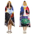 thumbnail image 3 of Power Rangers Wearable Blanket Cloak Arctic Velvet Hooded Blanket Soft Fuzzy Hoodie Blanket Cape for Adults Kids 40"x50", 3 of 8