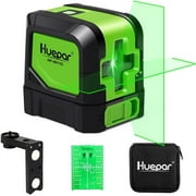 Huepar Cross Line Laser Levels DIY Green Beam Self-Leveling Laser Tools M-9011G