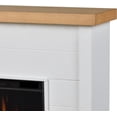 thumbnail image 6 of Real Flame Marshall 49" Slim Electric Fireplace in White, 6 of 9