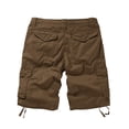 thumbnail image 3 of Shorts cargo para hombre Match, cómodos, color marrón, talla S, 3 of 6