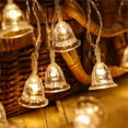 thumbnail image 3 of Cagogo under $5 2Pcs LED Wind Chime Lights, LED Wind Chime String Lights, Battery Operated Decorative Fairy Lights, Outdoor Indoor Hanging Party Lights, Festive Decoration Lighting, 3 of 5