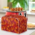 thumbnail image 4 of Wood Sunflower Print Toaster Cover Appliance 2 Slice, Bread Toaster Cover Bakeware Protector, Dust and Fingerprint Protection, 4 of 14