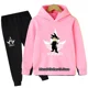 thumbnail image 3 of Conjunto de sudadera y pantalones con capucha para niños, 2 piezas, ropa de abrigo de Anime Goku, regalo para niños, 3 of 5