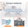 thumbnail image 4 of Tabla De Planchar De Sobremesa Con Soporte Para Plancha BLANCO AZUL, 4 of 5