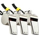 thumbnail image 5 of Silbatos de 3 piezas con cordón para juegos de pelota, silbato deportivo para reuniones, silbato infantil de juguete, 5 of 6