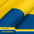 thumbnail image 4 of G128 - Sweden Swedish Flag 3x5 ft Printed Brass Grommets 150D Quality Polyester Flag Indoor/Outdoor - Much Thicker and More Durable than 100D and 75D Polyester, 4 of 6