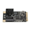 thumbnail image 3 of Tarjeta de expansión Mini PCi E a 2 puertos SATA, velocidad de transmisión rápida de 6Gbps, ancho de banda PCI E 3,0, tarjeta de expansión Mini PCl E, 3 of 9