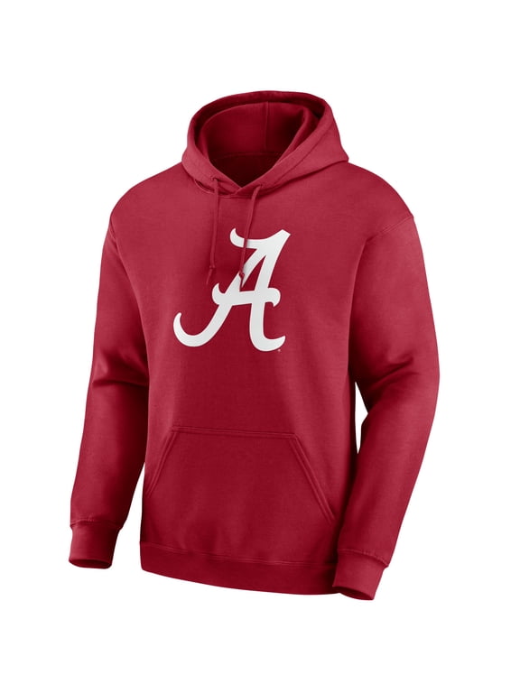 NCAA Alabama Crimson Tide Men's Cotton Red Fleece Hoodie