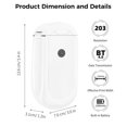 thumbnail image 2 of Coofit Wireless Bluetooth Thermal Label Maker Machine with APP Control, White, 2 of 6