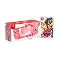 thumbnail image 1 of 2020 New Nintendo Switch Lite Coral Bundle with Pokemon Shield NS Game Disc - 2019 New Game!, 1 of 5