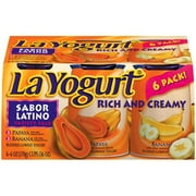 Ly Sabor Latino Papaya/banana Variety pack, 6 Oz., 6 Count