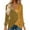 Earthy Yellow, variant on Laqbezok Elegant Wrap V Neck Sequin Velvet Long Sleeve Blouse, Women's Asymmetric Hem Sparkly Party Top, Shimmering Evening Gala Outfit
