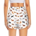 thumbnail image 2 of Lsque Horses Printed Women's Running Shorts with Liner Pockets,Elastic Quick Dry Workout Athletic Gym Yoga Shorts,Womens High Waist Shorts-X-Large, 2 of 9
