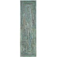 thumbnail image 2 of SAFAVIEH Nantucket Collection NAN603A Handmade Teal Rug, 2 of 9