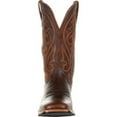 thumbnail image 3 of GIPQJK Men's Western Cowboy Boots - Retro Leather with Intricate Embroidery, Square Toe, Sturdy Heel, Mid - Tube, Pull - On Tabs for a Fashionable Ensemble.,Brown 41, 3 of 6