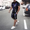 thumbnail image 3 of Conjunto De Playera Y Short Pare Hombre Con Estampado 3d, 3 of 4