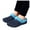 Blue, variant on Mens Womens Fleece Lined Clogs Waterproof Winter Walking Garden Shoes Non Slip Fuzzy Mule Slippers
