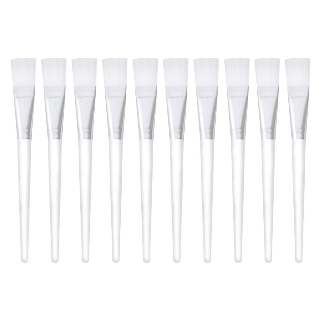 Clear Mask Brush Soft Convenient Beauty 10PC Set Brush Plush DIY Mask