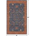 thumbnail image 2 of Washable Kitchen Rugs, 3x5 Area Rug for Large Entryway Indoor, Kitchen Mat, Small Rug for Living Room - Stain Resistant Non Skid Non Slip Rubber Backing, Boho Aethestic Décor (3x5 Navy Blue), 2 of 8