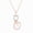 Rose Gold Vermeil Plated Silver, variant on Diamond Cat Pendant Necklace with 1/20 Carat Natural Diamonds in Sterling Silver – Dainty Gift for Her