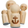 thumbnail image 2 of Boat Anchor Nautical Rubber Stamp for Stamping Crafting Planners - 3/4 Inch Small, 2 of 4