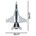 thumbnail image 4 of COBI Top Gun Maverick F/A-18E Super Hornet 570 Piece Construction Blocks Building Kit, Scale 1:48, 4 of 9