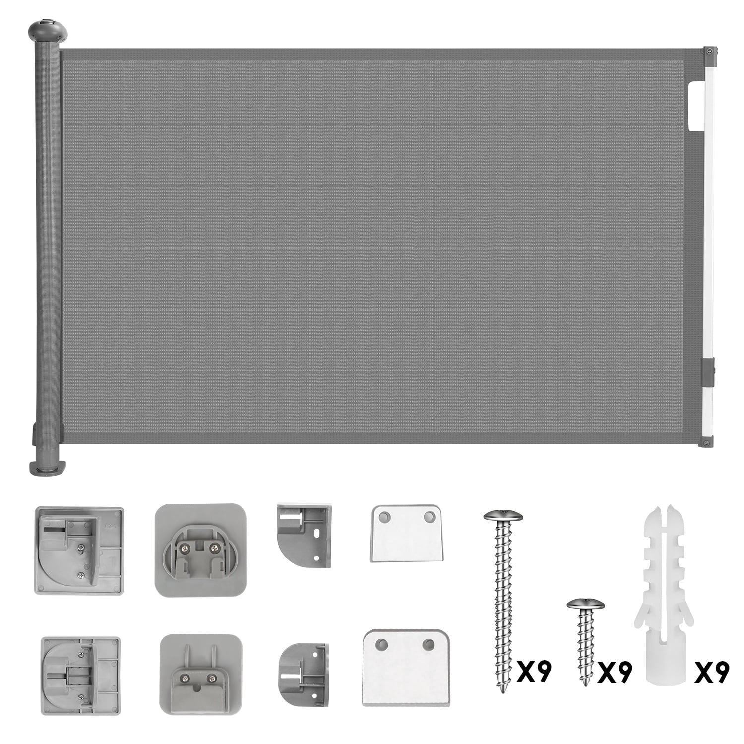 iMounTEK 58in Magic Baby Gate Gates for The House, Retractable Extra Wide Dog Gates for Doorways, Stairs, No Drill
