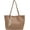 Khaki, variant on CoCopeaunt Retro PU Leather Tote Bag Purse for Women Large Chic Shoulder Bag Removable Pendant