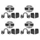 thumbnail image 5 of Door Stabilizer Door Lock Protector Latches Stopper Covers for, 5 of 5