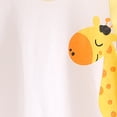 thumbnail image 5 of WUANDIXFA New Born Clothes Baby Boy 3 6 9 12 Months Cotton Cute Short Sleeve Romper Summer, Baby Boy Sleepers Baby Boy Pajamas Baby Boy's Clothing,Light Yellow,6-9 Months, 5 of 6