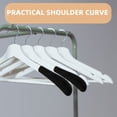 thumbnail image 3 of HONMEET 8Pcs Plastic Black Shoulder Pads for Hangers with Widened Design and Antislip Feature, 3 of 8