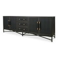 thumbnail image 2 of Moe's Home Collection Mako Sideboard Faux Leather Black, 2 of 10
